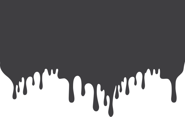 Стекающая краска вектор