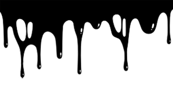 Черные подтеки