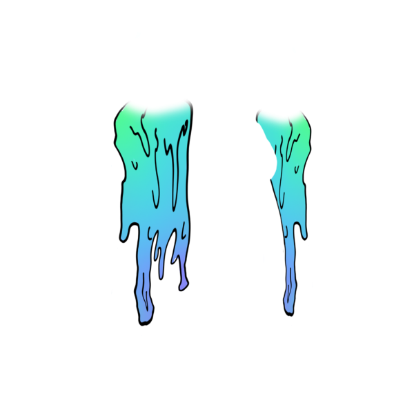 Стекающая краска