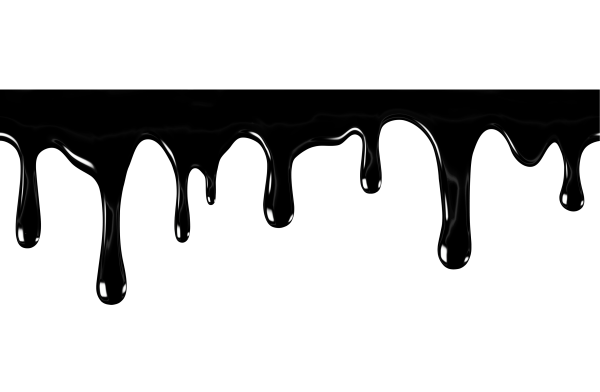 Стекающие капли краски