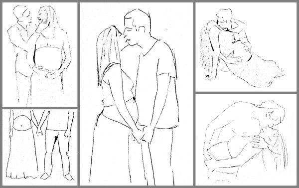 Позы для беременных для фотосессии