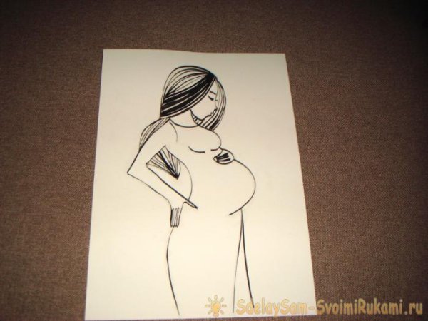 Беременность карандашом