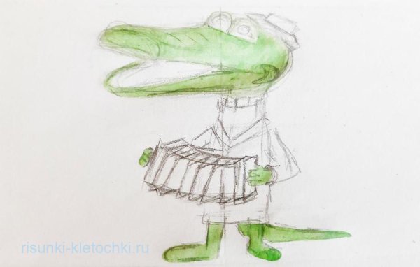 Чебурашка рисунок карандашом