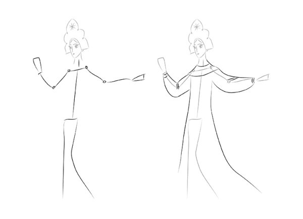 Рисунок царя Салтана срисовать