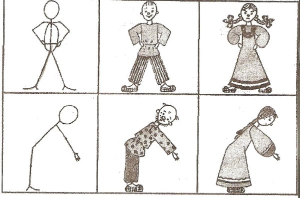 Рисование человека для дошкольников