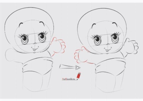 Рисунок карандашом поэтапно для детей