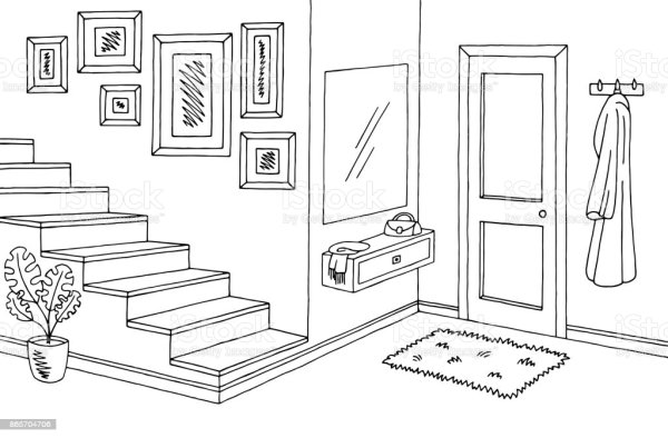 Коридор перспектива построение