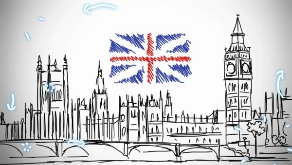 Достопримечательности Лондона рисунки