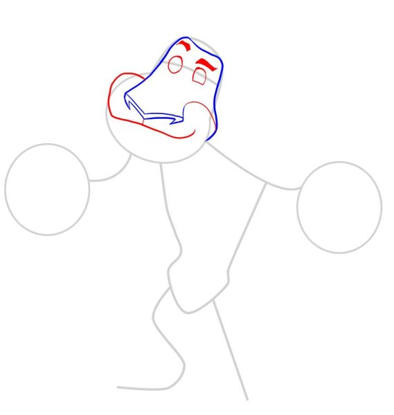 Как нарисовать Алекса