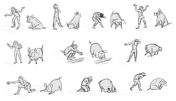 Gesture drawing with Alex Woo