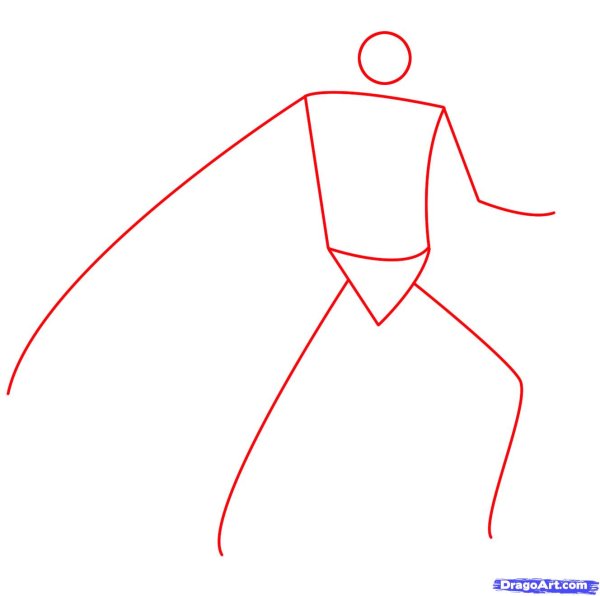 Этапы рисования портрета человек