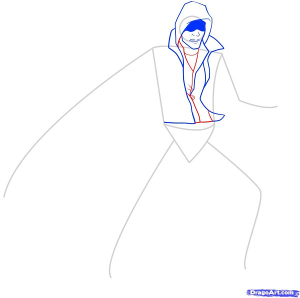 Этапы рисования головы человека