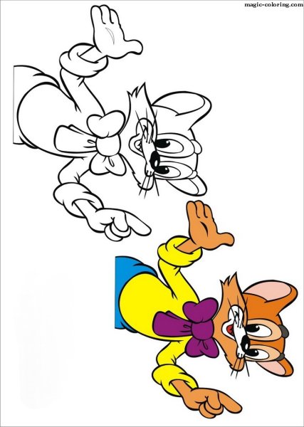 Леопольд раскраска