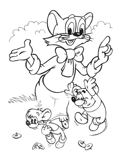 Рисунки мультяшных персонажей