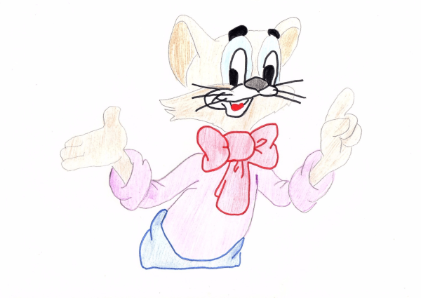 Пошаговое рисование карандашом мультяшки