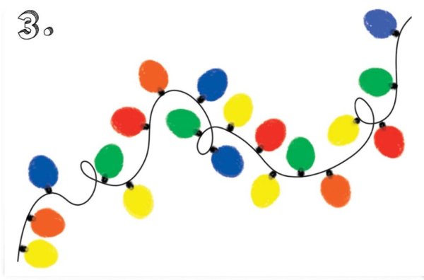 Рисование гирлянды