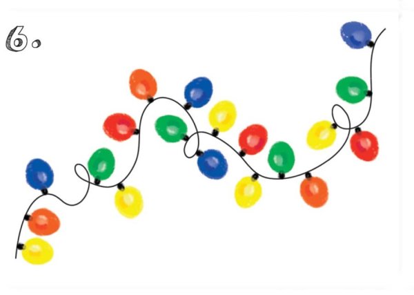 Рисование гирлянды