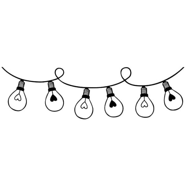 Гирлянда нарисованная