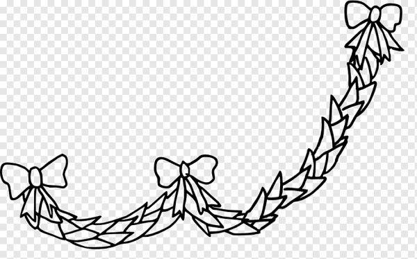 Гирлянда раскраска