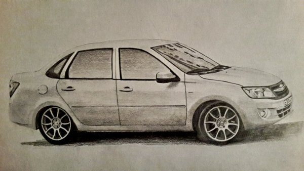 Лада Гранта разукрашки