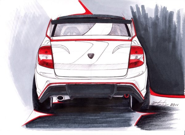 Lada Granta рисунок