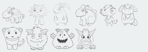 Пошаговые рисунки карандашом монстров