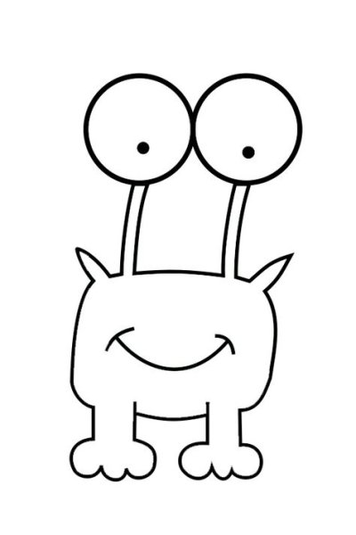 Монстрики рисунки легкие