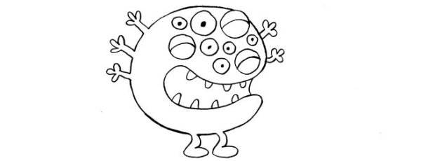 Микробы раскраска