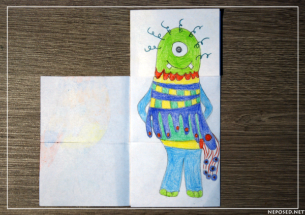 Детские рисунки краскам чудики