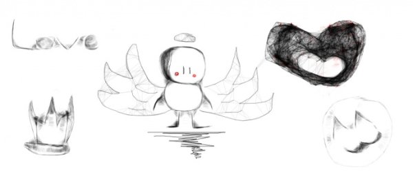 Лёгкие рисунки чудики для мамы