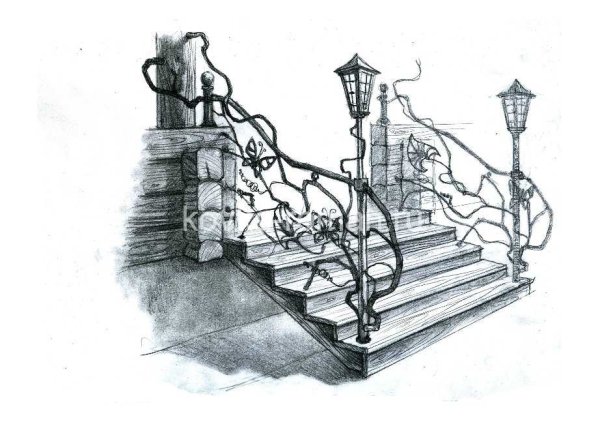 Зарисовки лестниц