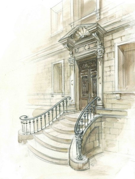 Архитектурные детали крыльцо