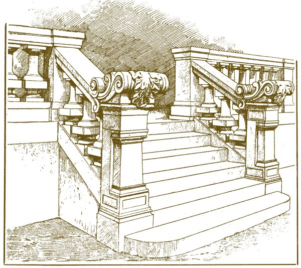 Архитектурные детали карандашом