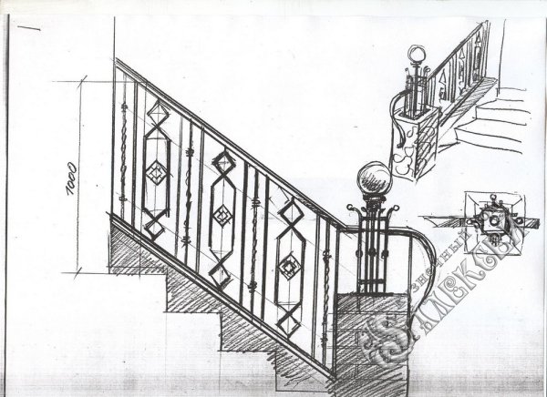 Высота перильного ограждения на крыльце