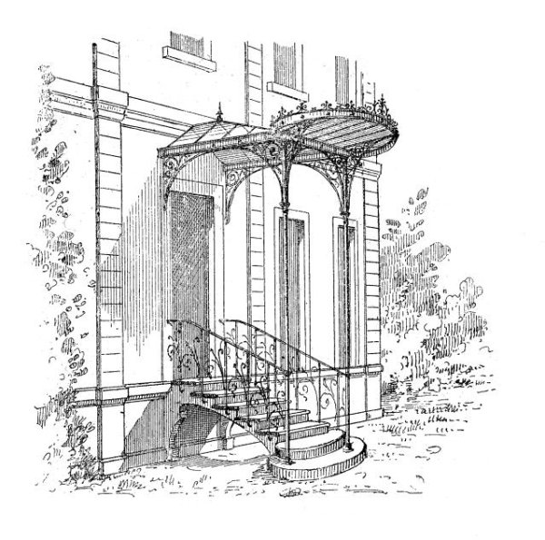 Архитектурные элементы крыльца