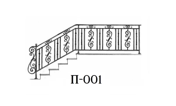 Эскизы кованых ограждений