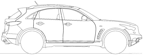 Чертеж для Инфинити ФХ 35