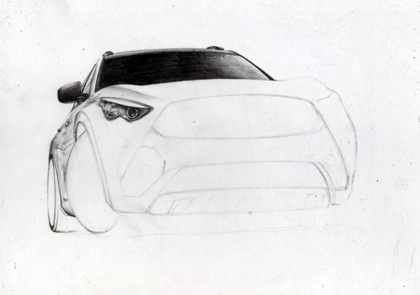 Инфинити fx35 рисунок