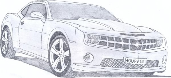 Раскраска Шевроле Камаро