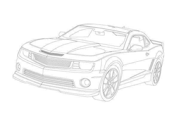 Разукрашки Шевроле Камаро