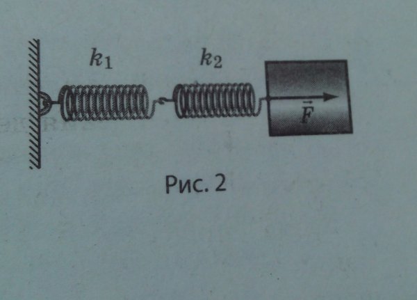 На пружине жесткостью 40 н/м