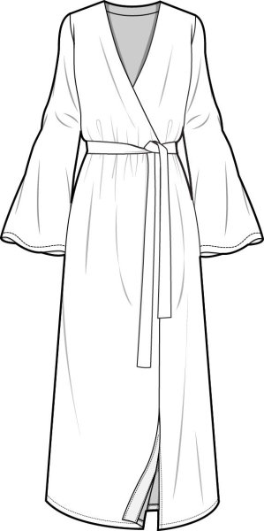 Кимоно раскраска