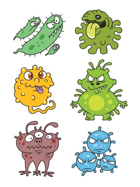 Рисование микробы