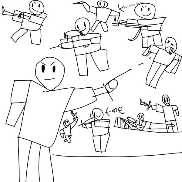 РОБЛОКС эскиз