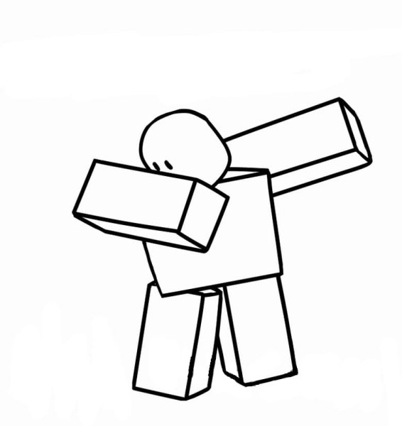 Roblox раскраска