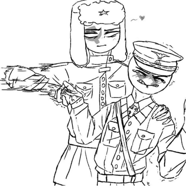 Кантрихьюманс СССР И Рейх раскраски