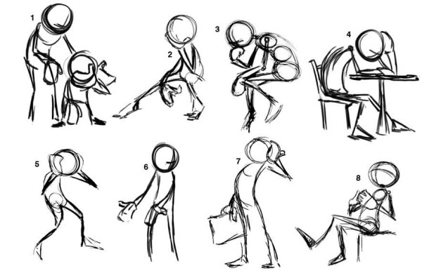 Человечек скетч