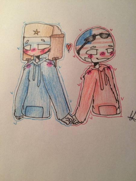 Картинки для срисовки Countryhumans