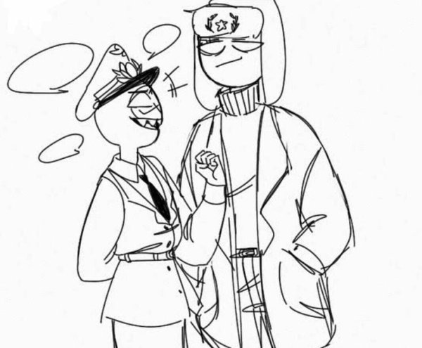 Шаблоны для раскрашивания Countryhumans