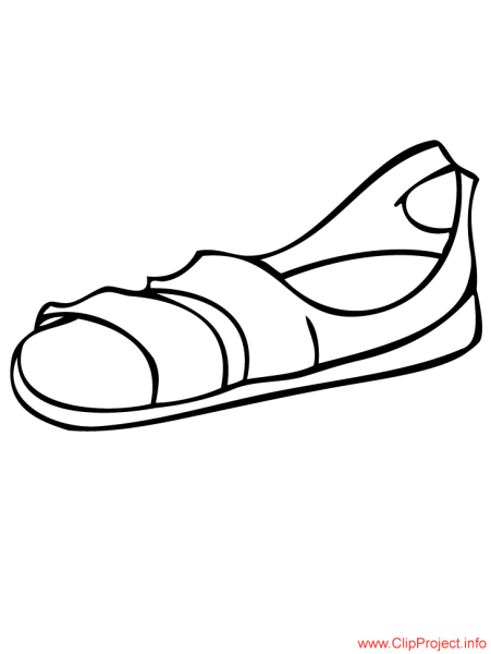 Тапочки раскраска